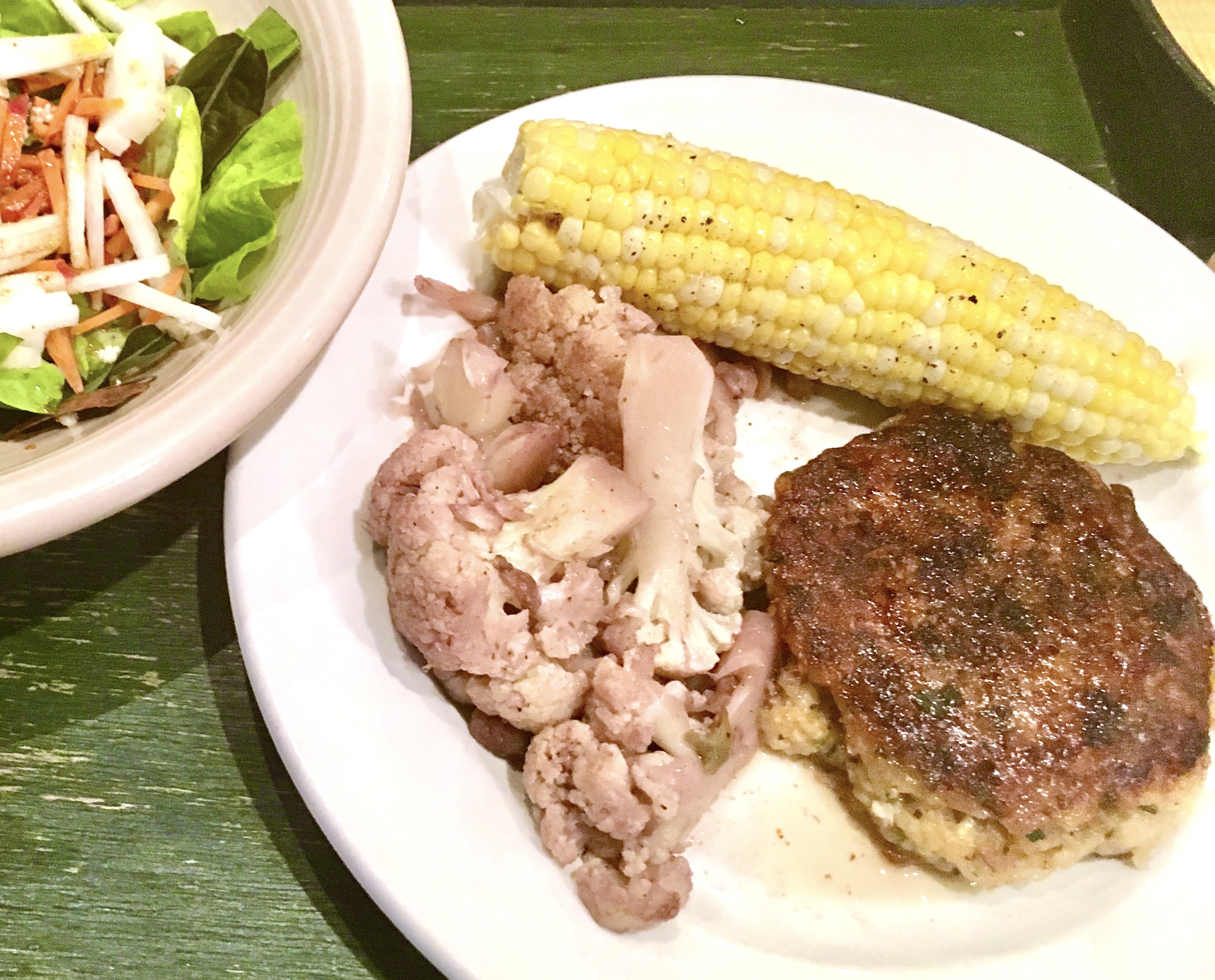 made with leftover rissotto.